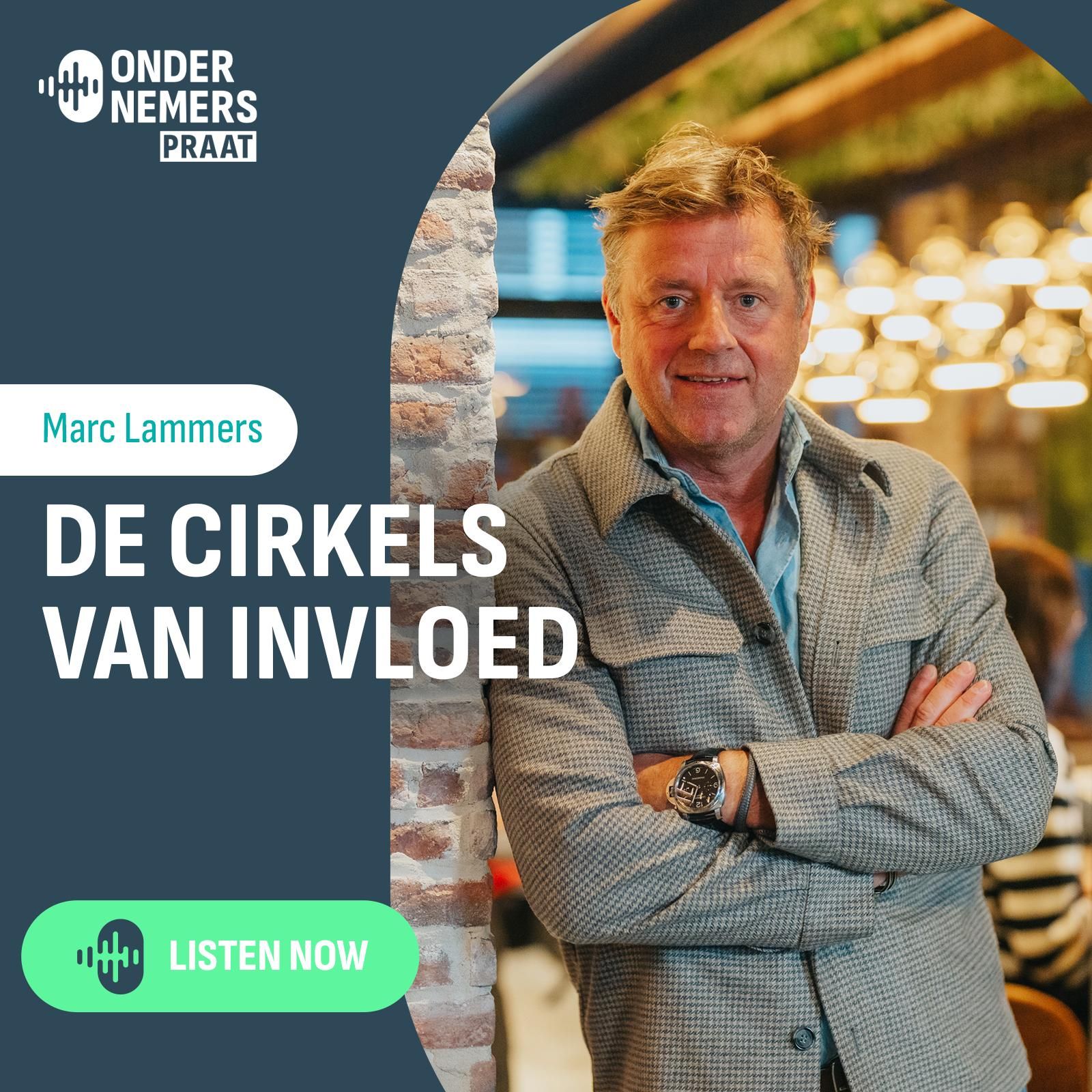 Cirkels van invloed podcast ondernemerspraat marc lammers